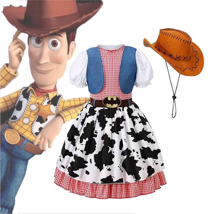 Toy Story costume Woody's girlfriend Western cowboy dress Lolita cos ...