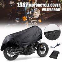 【LZ】 M/L 190T Black Waterproof Motorcycle Cover Outdoor Dustproof UV Protective Moto Rain Cover for Honda Yamaha BMW Ducati Harley