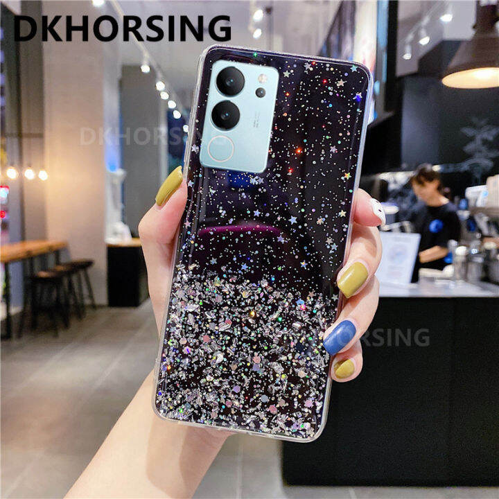 dkhorsing-เคสใส่โทรศัพท์หรูหราสำหรับ-vivo-v29-5g-ดาวแวววาวใหม่ซิลิโคนใสนิ่ม-tpu-เคสมือถือ-vivov29-5g-2023