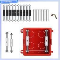SIERWU ชุดกล่องเชื่อมต่อ2/10ชิ้น86/118/120ชนิดติดผนังชนิดซ็อกเก็ตสวิตช์เครื่องมือซ่อมแซมการกู้คืนเทปคาสเซ็ตต์สกรูรองรับก้านมืดกล่องซ่อมแซมเสา