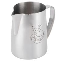 Stainless Steel Milk Jug Swan Coffee Frothing Cup 380ml/600ml Coffee Latte Pitcher Frother Jug Maker Latte Art Stencil