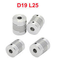 4ชิ้น28ประเภท Cnc เพลากรามยนต์ Coupler D19xl25mm Coupling ยืดหยุ่น Dropshipping