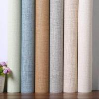 ♂✑▫ Linen PVCwallpaper For Cabinets Home Decor Self Adhesive Wallpaper Bedroom Living Room Solid Colour Waterproof Contact Paper