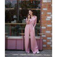 ADELA SET PINK ชุดเซ็ทเริ่ดๆพร้อมเสิร์ฟอีกแล้วค่า เสื้อแขนยาวกระดุมผ่าหน้าชายผูกเอวคิ้วๆๆ กางเกงมีซับในไม่ร้อน