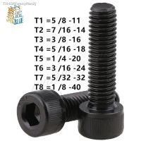 ☃◐► 1-20pcs 12.9 Grade British Standard Carbon Steel Cap Allen Head Hexagon Socket Screw 5/8 7/16 3/8 5/16 1/4 3/16 5/32 1/8 Inch