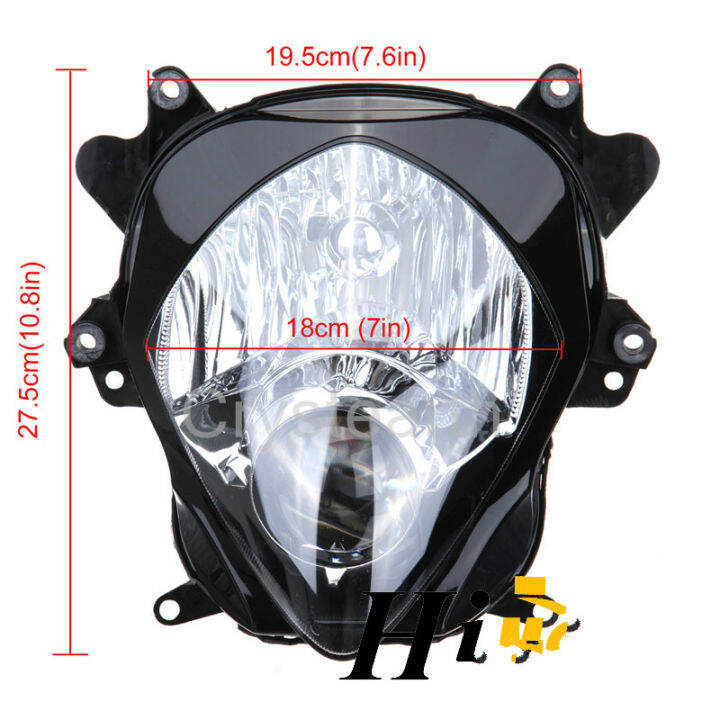 Motorcycle Front Light Headlight Head Lamp Headlamp Assembly Housing