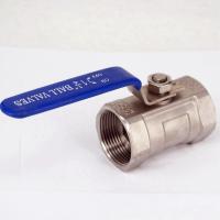 1-1/4" BSP Female 304 Stainless Steel 1-piece Type  Reduced Bore Ball Valve Oil Water Air