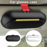 【cw】 Car Glasses Multifunction Sunglasses Interior Bill Card Storage Sunshade Decoration