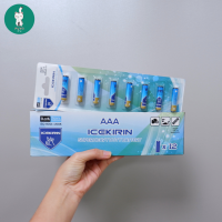 ถ่านไฟฉาย icekirin AAA 1.5v ก้อนใหญ่ ได้ ISO 9001ไม่แพง 8 ก้อนใน 1 แพ็ค ใช้ กลับ อุปกรณ์และเครื่องใช้อิเล็กทรอนิกส์ต่างๆ