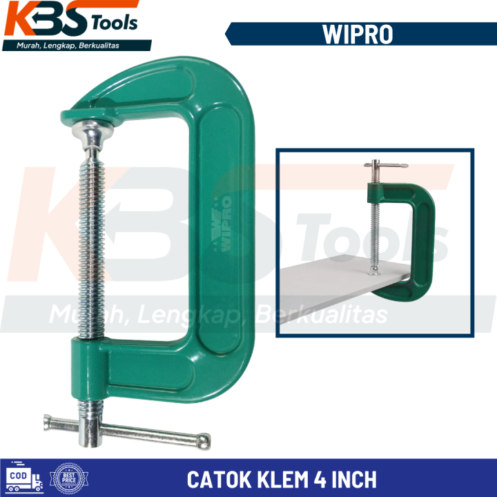 Wipro Catok Clamp C Heavy Duty Alat Penjepit Klem Kayu Inch Lazada Indonesia