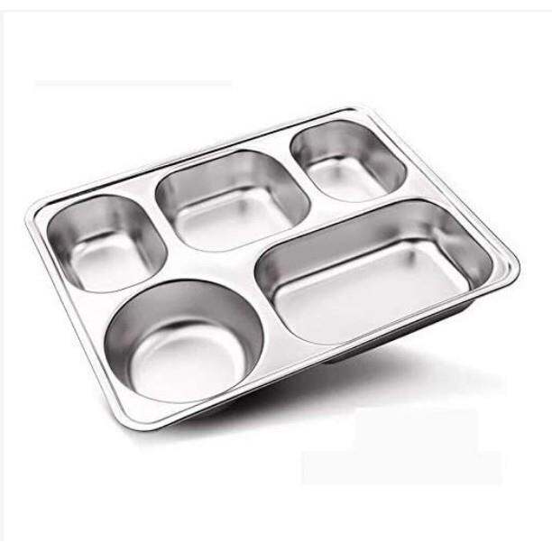 ifaydp sell well - /♕♚ 5 Division stainless steel plate food Tray With ...