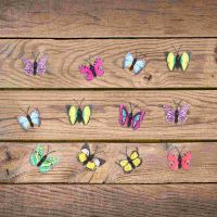 30 Pcs Butterfly Modeling Pushpin Reusable Thumb Tacks Bulletin Board Decorations Thumbtack Cork Clips Pins Tacks