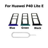 สำหรับ P40 Lite E ชิ้นส่วนเปลี่ยนขั้วต่อใส่ถาดใส่ซิมใส่ซิมการ์ด