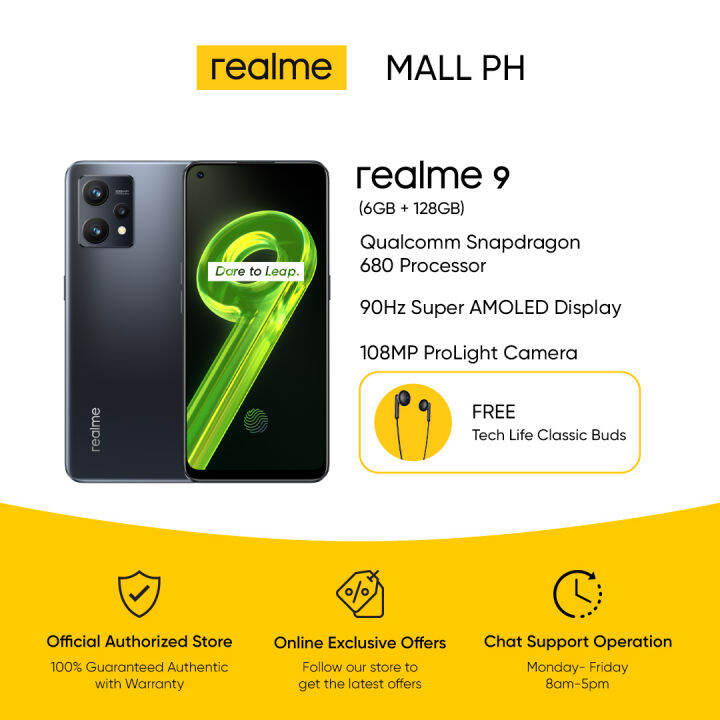 realme 9 4g ram