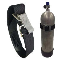 1Pc Scuba Diving Tank Band Cam สายรัด SS Quick Release ปรับบานพับหัวเข็มขัด Anti-Slip สีดำ Cam สำหรับ BCD อะไหล่