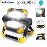 180W Led Portable Spotlight Searchlight Led Work Light Led Waterproof Work Light use 4xAA Battery For Repairing Camping