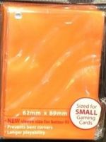 UP UPSleevesm5 Ultra Pro Orange Small Sleeve Ultra Pro Small Slee Orange UPSleevesm5 1012126356015
