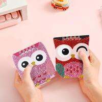 L74A 6 PcsSet DIY Diamond Painting Notebook Owl Shaped Diamond Art Kits Embroidery Cross Stitch Journal Diary Book Children