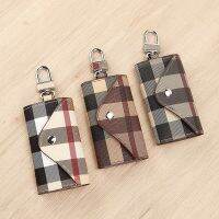 ▧ GEUSTOS Real Leather Keychain Men Women Key Holders Personality Tattooed Cow Split Car Key Purse Butler Key Case Mini Card Pack