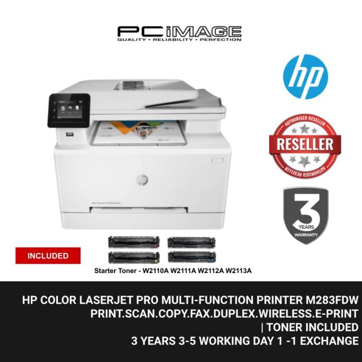 Hp Color Laserjet Pro Multi Function Printer M283fdw Printscancopyfaxduplexwireless 7207