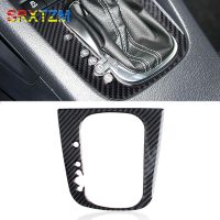 Carbon Fiber Black Inner Center Console Gear Shift Box Panel Sticker Decoration Cover Trim for VW Golf 6 MK6 2008-2012