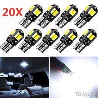 ◑ 2/20PCS W5W T10 LED Bulbs Canbus 5730 8SMD 12V 6000K 194 168 LED Car Interior Map Dome Lights Parking Light Auto Signal Lamp War