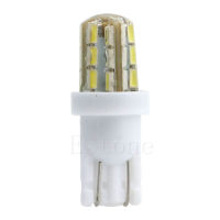 Xenon สีขาว24-SMD T10 168 194 3014หลอดไฟแอลอีดีสำหรับป้ายทะเบียนรถยนต์ไฟใหม่