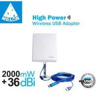 USB Wifi Outdoor 150Mbps High Power ตัวรับ Wifi ระยะไกล สัญญาณแรง High Gain Antenna