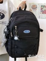 ✥ Japanese ins retro tooling backpack male neutral large capacity backpack female junior high school high school students school bags