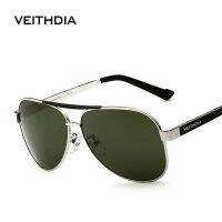 VEITHDIA เคสของแท้แว่นกันแดดโพลาไรซ์ดีไซน์เนอร์แว่นตากันแดดเลนส์400 UV Gafas Oculos เดอโซล Masculino 3152