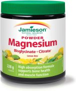 Bột Magnesium Bisglycinate và Citrate Jamieson 228g