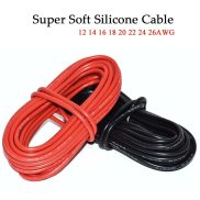 Dây silicon linh hoạt 5G 22AWG 18AWG 20AWG 24AWG Cáp pin lithium Cáp điện