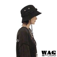 COD DSFDGESERRRRR WAG Hat Ready Stock Cotton Bucket Hat Man Women Outdoor Sun Fisherman Beach Hat Topi Lelaki Perempuan