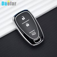 dfgvedvg TPU Car 2 3 Buttons Key Cover Fob Case for Chevrolet Cruze Spark Onix Volt Aveo Sonic Smart Remote Key Holder Bag Protector