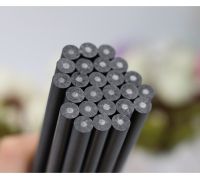 5 Pcs Professional ดินสอ Sketch HB รอบบาร์ Matte Black เรซิ่นจิตรกร Art Drawing Supplies