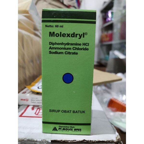 MOLEXDRYL sirup obat batuk 60ml | Lazada Indonesia