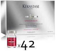 Kerastase Specifique AMINEXIL 15000 PPM for Thinning 42X6ml เคเรสตาส สเปซิฟิค อินเทนซ์ แอนตี้-ธินนิ่ง แคร์ อะมิเนกซิล