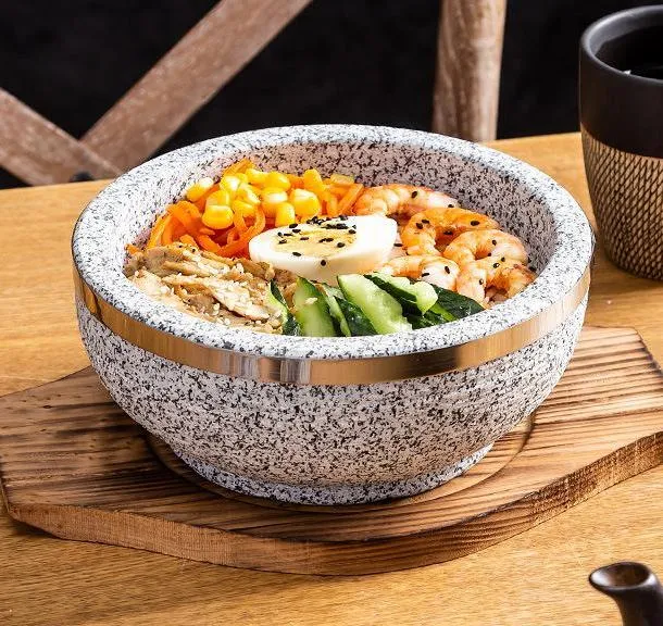 Wholesale Of 10 Classic Korean Cuisine Sets With Dolsot Stone Bowl Pot,  Bibimbap, Ceramic Soup, And Ramen Oven Safe Bowls, Complete With Tray  SN1334 From Szyang, $18.75
