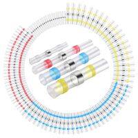 10/30/50PCS Solder Wire AWG26 10 Shrink Terminals Automotive Insulated Butt Cable Electrical Terminal
