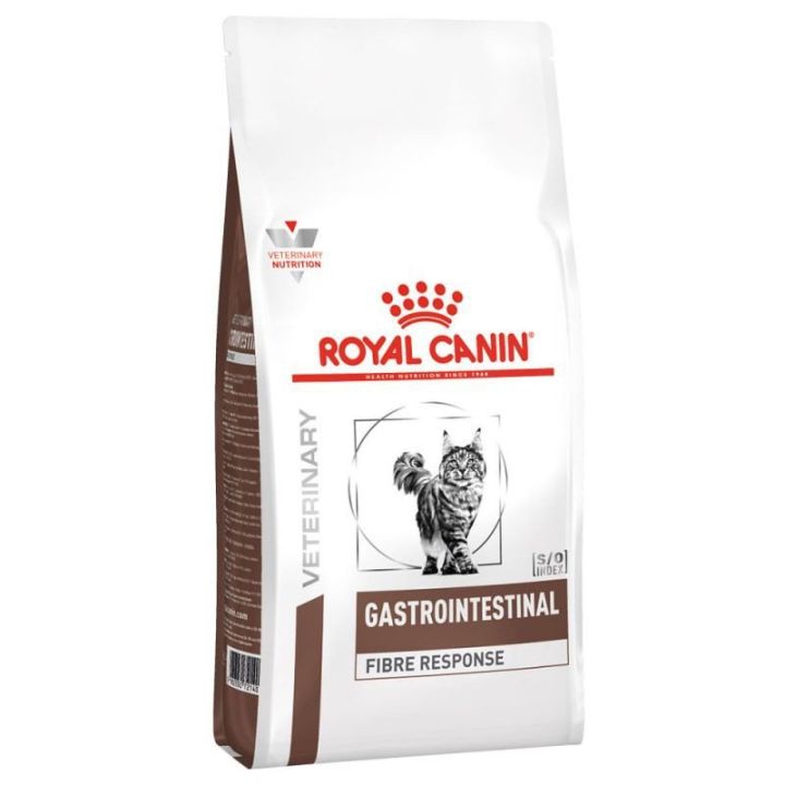 [ ส่งฟรี ] Royal Canin Gastrointes Fibre Response 400 g. อาหารสำหรับแมวที่มีภาวะท้องผูก