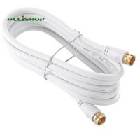 TV F Coaxial Cable Flylead Aerial Male to Male RF RG6 Satellite Antenna Cable F Type Male to Male RF Coaxial Cable