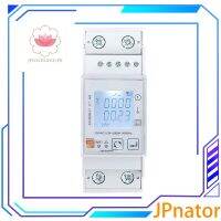 JPnator Tuya เครื่องวัดพลังงานซิกบีอัจฉริยะ80A เฟสเดียวกำลังไฟ110V 220V 50/60Hz