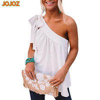 JOJOZ เสื้อกั๊กไม่มีสายคาด5% สแปนเด็กซ์ผู้หญิง,เสื้อผ้าผู้หญิงผ้าโพลีเอสเตอร์95% แนวยุโรปและอเมริกาเสื้อเข้ารูปฤดูร้อน