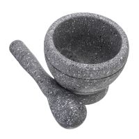 【CC】♟▲◇  New Manual Resin Mortar Pestle Set 11cm Garlic Grinder Shredder Food  Pestle Spices Mixer Grater Mill