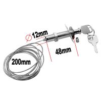 2m cable 2 keys Emergency door opening device Release lock for garage door opener Cable Management