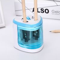 +【； Study Manual Auto Automatic Drawing Pencil Pen Sharpener Electric Switch Pencil Sharpener Stationery Home Office School Supplies