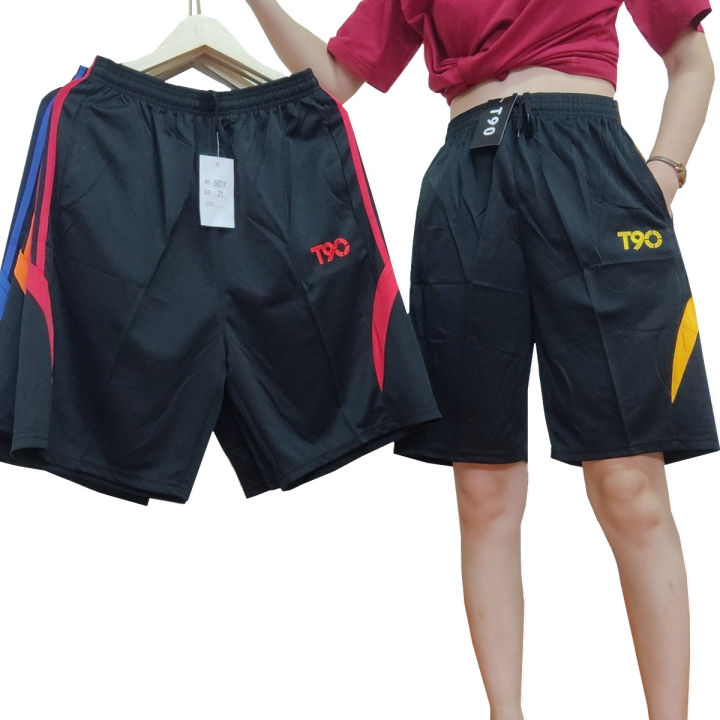 กางเกงขาสั้นของใหม่พร้อมส่งจากไทย-ฟรีไซส์ทรงสวย-มีกระเป๋า2ข้างแถบสี-ใส่ได้ทั้งหญิงและชาย-รุ่น6801-061-1805