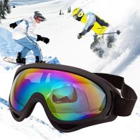 Winter Snow Sports Skiing Snowboard Snowmobile Anti-fog Goggles Windproof Dustproof Glasses UV400 Skate Ski Sunglasses Eyewear