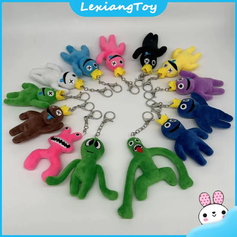 Rainbow Friends Keychaintoys,cute Kawayii Cartoon Purple Green Blue Gifts  Pendant Toy,christmas For Kids And Boy Girl (style 6)