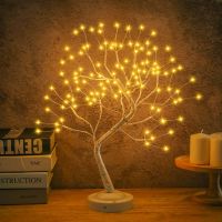 LED Tree Night Light 108LEDs Touch Switch Fairy Brich Night โคมไฟโคมไฟตั้งโต๊ะสำหรับห้องนอนหน้าแรกงานแต่งงานตกแต่งคริสต์มาส